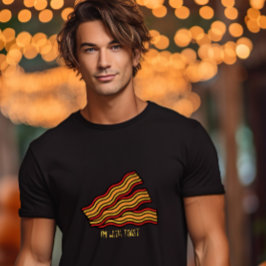 Halloween kostuum spek hem met toast grappig paar t-shirt