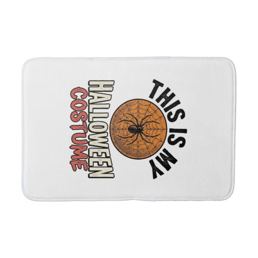 Halloween Kostuum Spinnenweb Vintage Shirt Ontwerp Badmat (Voorkant)