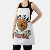 Halloween Kostuum Spinnenweb Vintage Shirt Ontwerp Schort (Insitu)