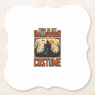 Halloween Kostuum Spokenhuis Vintage T-shirt Desi Kartonnen Onderzetters