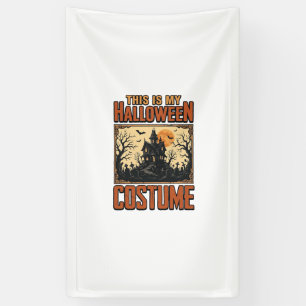 Halloween Kostuum Spokenhuis Vintage T-shirt Desi Spandoek