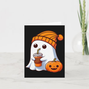 Halloween kostuum spook Drink pompoen Mannen vrouw Kaart