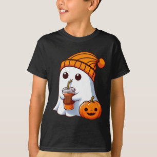 Halloween kostuum spook Drink pompoen Mannen vrouw T-shirt