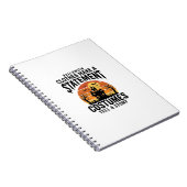 Halloween Kostuum Statement Vintage Shirt Ontwerp_ Notitieboek (Rechterzijde)