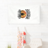 Halloween Kostuum Statement Vintage Shirt Ontwerp_ Spandoek (Insitu)