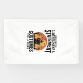 Halloween Kostuum Statement Vintage Shirt Ontwerp_ Spandoek (Horizontaal)