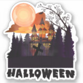 Halloween-kostuum Sticker (Voorkant)