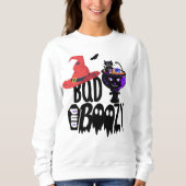 Halloween kostuum T-shirt, heks Bad & Boozy Black  Trui (Voorkant)