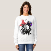 Halloween kostuum T-shirt, heks Bad & Boozy Black  Trui (Voorkant volledig)