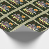  Halloween Kostuum thema Verjaardagsfeest Cadeaupapier (Hoek)