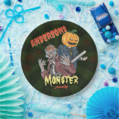 Halloween Kostuum thema Verjaardagsfeest Papieren Bordje (Feest)