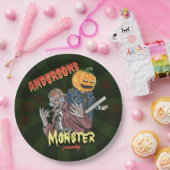 Halloween Kostuum thema Verjaardagsfeest Papieren Bordje (Feest)