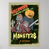  Halloween Kostuum thema Verjaardagsfeest Poster (Voorkant)
