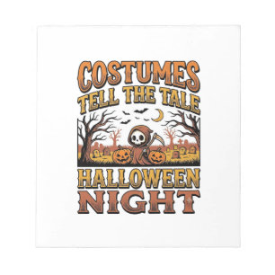 Halloween Kostuum Verhaal Vintage Begraafplaats Ty Notitieblok