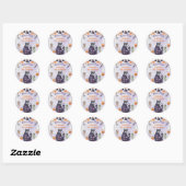 Halloween Kostuum Verjaardag Trick or treat Party Ronde Sticker (Vel)
