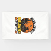 Halloween Kostuum Vintage Griezelen Spandoek (Horizontaal)