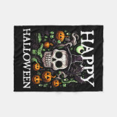 Halloween Kostuum Y Grappig Fleece Deken (Voorkant (Horizontaal))