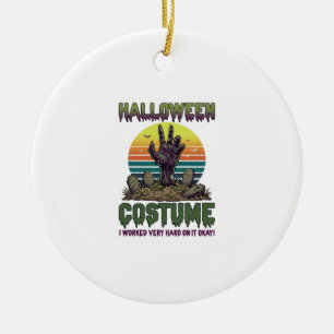 Halloween Kostuum Zombie Hand Kerkhof Grafstenen Keramisch Ornament