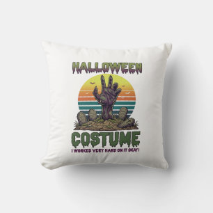 Halloween Kostuum Zombie Hand Kerkhof Grafstenen Kussen
