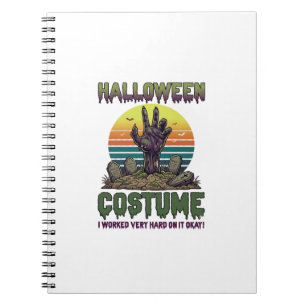 Halloween Kostuum Zombie Hand Kerkhof Grafstenen Notitieboek