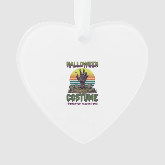Halloween Kostuum Zombie Hand Kerkhof Grafstenen Ornament (voorkant)