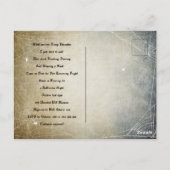 Halloween  kostuumfeest briefkaart (Achterkant)