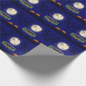 Halloween Kostuumfeest Cadeaupapier (Hoek)