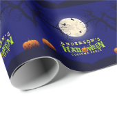 Halloween Kostuumfeest Cadeaupapier (Rol Hoek)