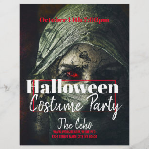 Halloween Kostuumfeest Evenement Flyer