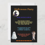Halloween Kostuumfeest Kaart (Achterkant)