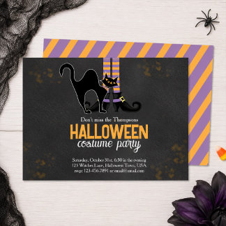 Halloween Kostuumfeest Lieve Heks Kaart
