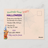 Halloween Kostuumfeest Monsters griezelige pret Da Briefkaart (Achterkant)