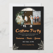 Halloween Kostuumfeest Uitnodiging (Voorkant)