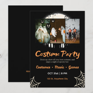 Halloween Kostuumfeest Uitnodiging