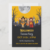 Halloween Kostuumfeest Uitnodiging (Voorkant)