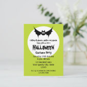 Halloween Kostuumfeest Uitnodiging Briefkaart (Staand voorkant)