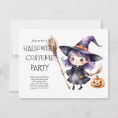 Halloween Kostuumfeest Uitnodiging | Griezelen  (Voorkant)