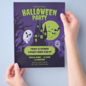 Halloween kostuumfeest uitnodiging Halloween Feest Flyer (Hand)
