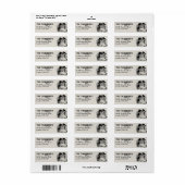 Halloween Kostuumfeest Volwassenen Etiket (Full Sheet)