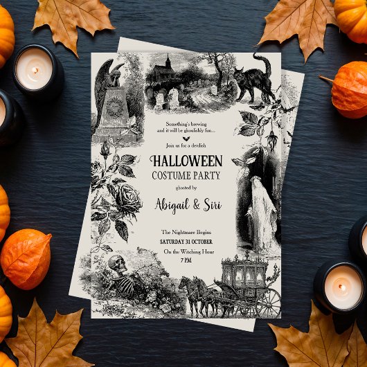 Halloween Kostuumfeest Volwassenen Kaart