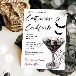Halloween kostuums & cocktails uitnodiging