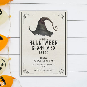  Halloween Kostuums Feestuitnodiging Kaart