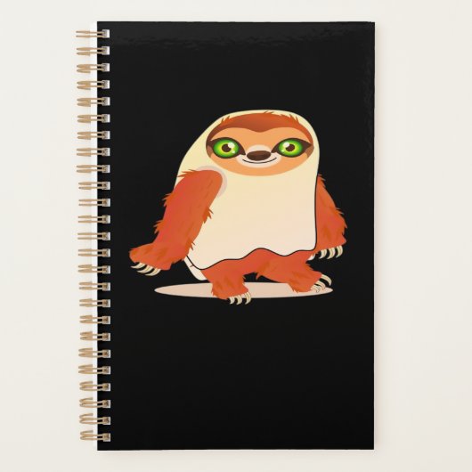 Halloween kostuums luiaard Oversized T-Shirt Planner (Voorkant)