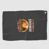 Halloween Kostuums Statement Geest Huis Ontwerp Golfhanddoek (Horizontaal)