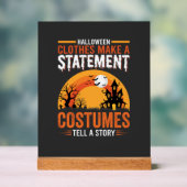 Halloween Kostuums Statement Geheime Huis Ontwerp Acryl Bord (Neutraal)