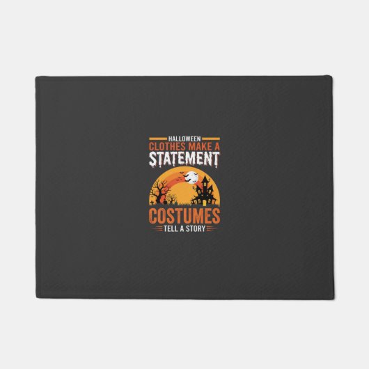 Halloween Kostuums Statement Geheime Huis Ontwerp Deurmat (Voorkant)