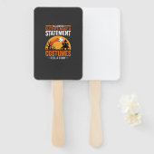 Halloween Kostuums Statement Geheime Huis Ontwerp Handwaaier (Voorkant en achterkant)