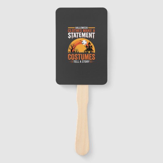 Halloween Kostuums Statement Geheime Huis Ontwerp Handwaaier (Voorkant)