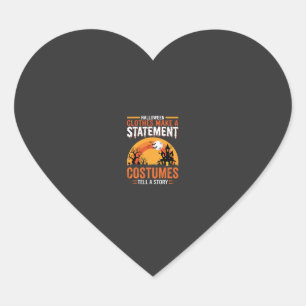 Halloween Kostuums Statement Geheime Huis Ontwerp Hart Sticker