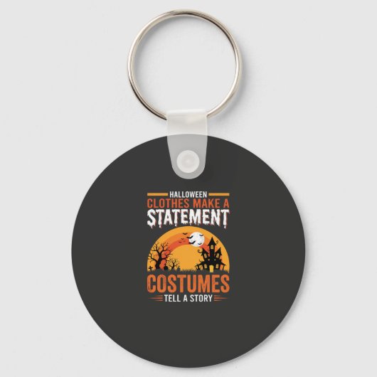 Halloween Kostuums Statement Geheime Huis Ontwerp Sleutelhanger (Voorkant)